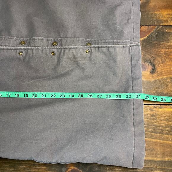 Dickies Water Repellent Duck Hooded Canvas Shirt Jacket Slate Grey Mens XL 46/48 - Picture 12 of 13